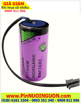 Tadiran TL-5930 (Zắc cắm), Pin nuôi nguồn Tadiran TL-5930 lithium Li-SOCl2 3.6V D 19000mAh chính hãng  
